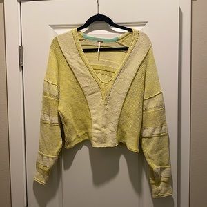 Yellow Boho sweater